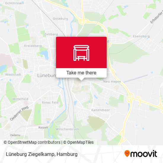 Lüneburg Ziegelkamp map
