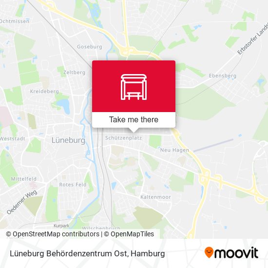 Lüneburg Behördenzentrum Ost map