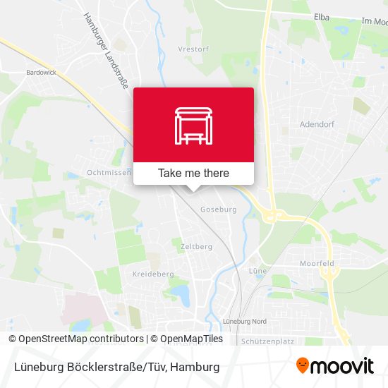Lüneburg Böcklerstraße/Tüv map