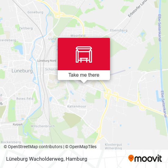 Lüneburg Wacholderweg map