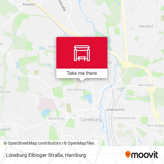 Lüneburg Elbinger Straße map
