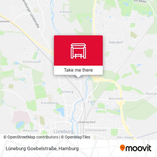 Lüneburg Goebelstraße map