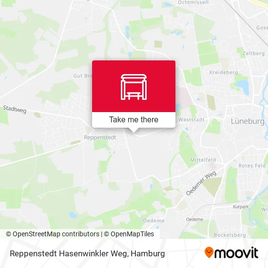 Карта Reppenstedt Hasenwinkler Weg