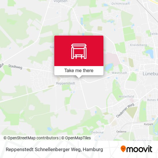 Карта Reppenstedt Schnellenberger Weg