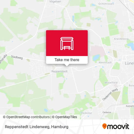 Карта Reppenstedt Lindenweg