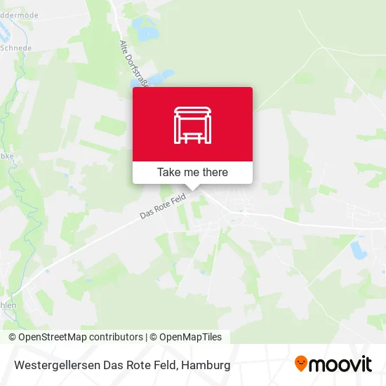 Карта Westergellersen Das Rote Feld