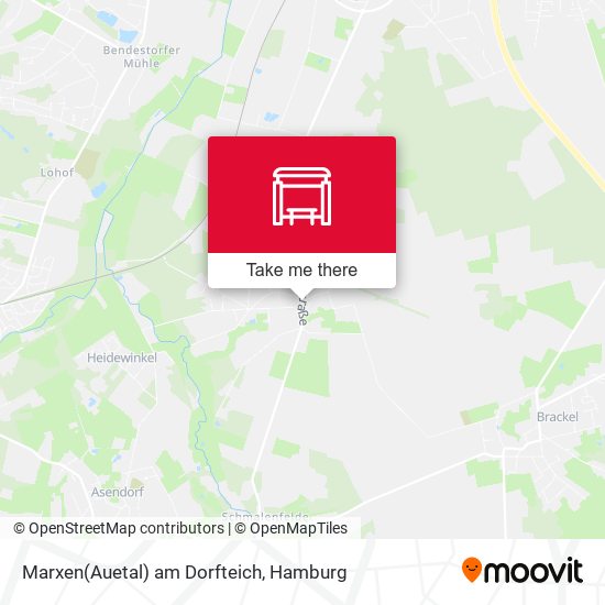 Marxen(Auetal) am Dorfteich map