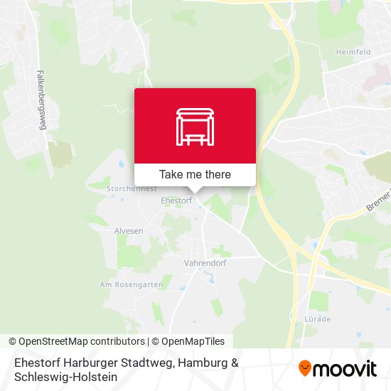 Ehestorf Harburger Stadtweg map