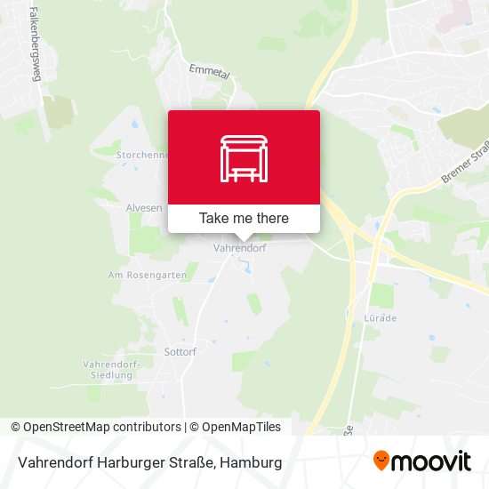 Vahrendorf Harburger Straße map