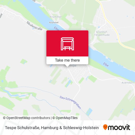 Tespe Schulstraße map