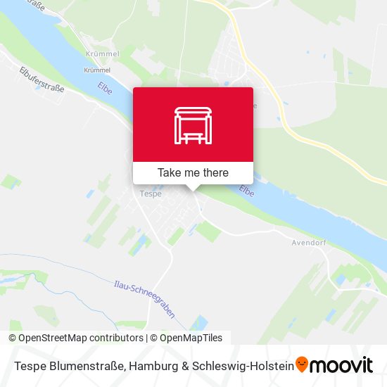 Tespe Blumenstraße map