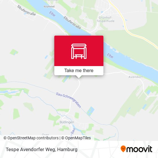 Tespe Avendorfer Weg map