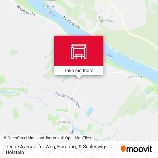 Карта Tespe Avendorfer Weg