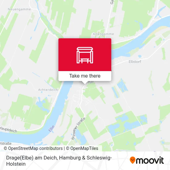 Карта Drage(Elbe) am Deich