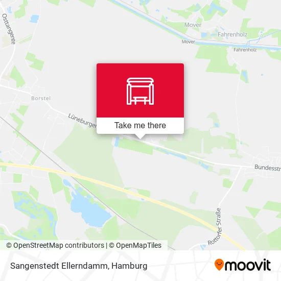 Карта Sangenstedt Ellerndamm