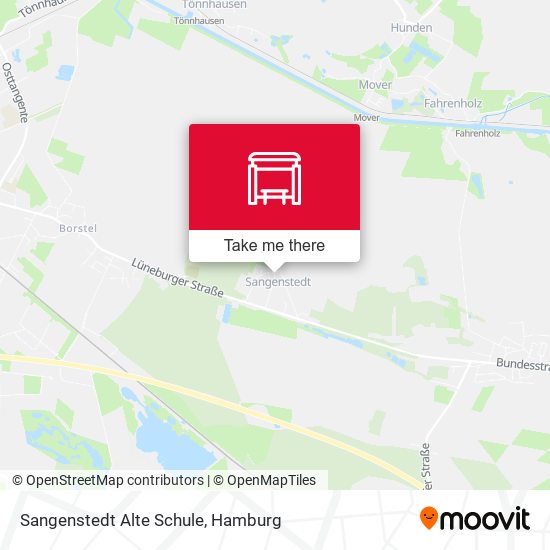 Sangenstedt Alte Schule map