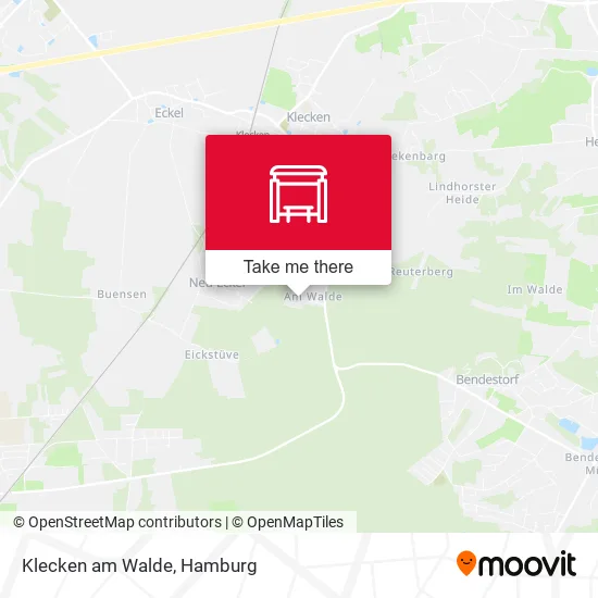 Карта Klecken am Walde
