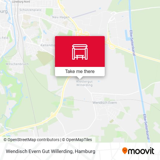 Wendisch Evern Gut Willerding map