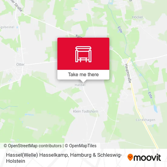 Карта Hassel(Welle) Hasselkamp