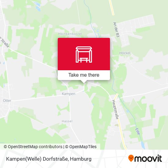 Kampen(Welle) Dorfstraße map