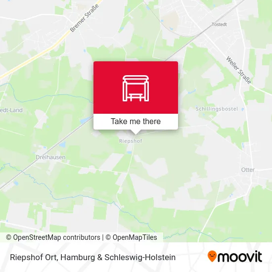 Riepshof Ort map