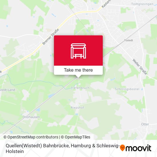 Quellen(Wistedt) Bahnbrücke map