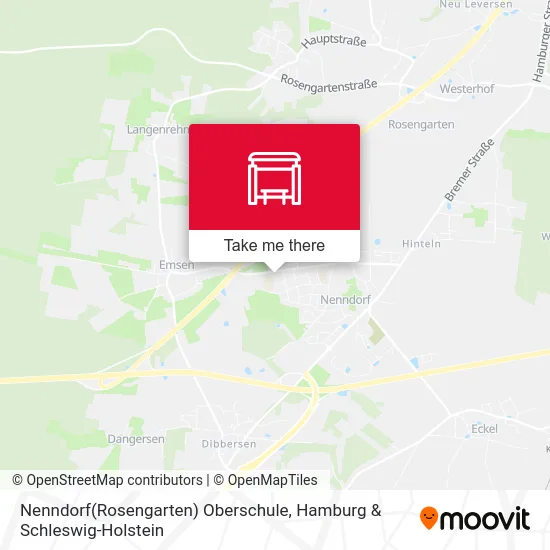 Карта Nenndorf(Rosengarten) Oberschule