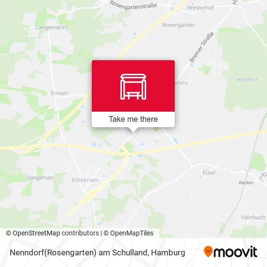 Карта Nenndorf(Rosengarten) am Schulland