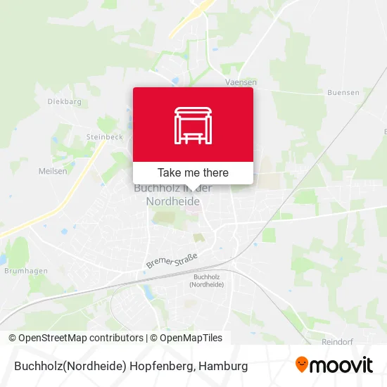 Карта Buchholz(Nordheide) Hopfenberg
