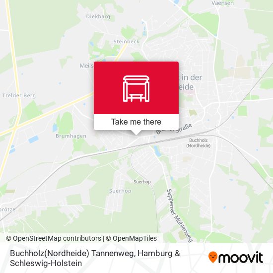 Buchholz(Nordheide) Tannenweg map