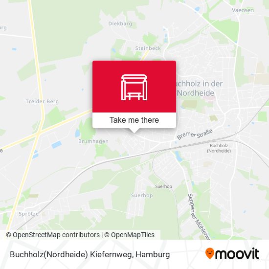 Buchholz(Nordheide) Kiefernweg map