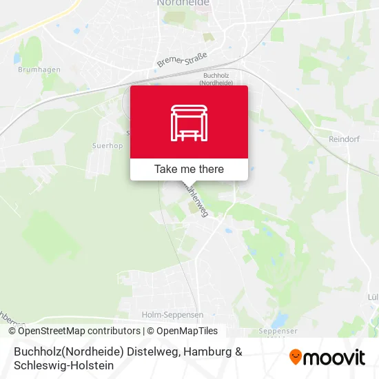 Карта Buchholz(Nordheide) Distelweg