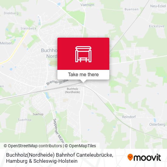 Buchholz(Nordheide) Bahnhof Canteleubrücke map
