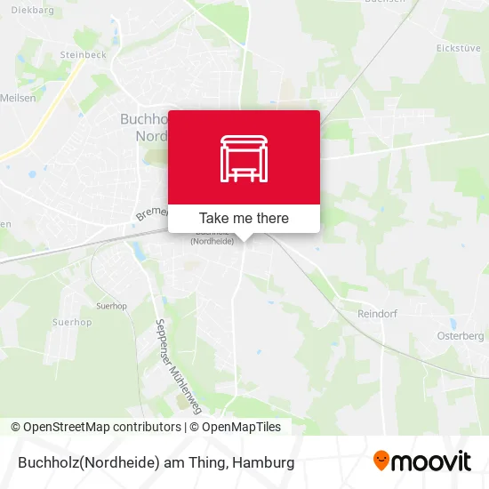 Карта Buchholz(Nordheide) am Thing