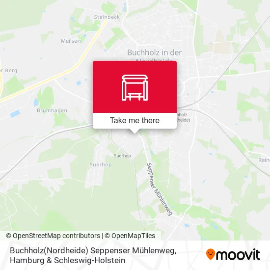Карта Buchholz(Nordheide) Seppenser Mühlenweg