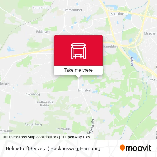 Карта Helmstorf(Seevetal) Backhusweg