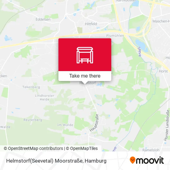 Карта Helmstorf(Seevetal) Moorstraße