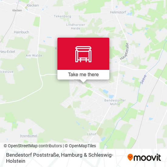 Bendestorf Poststraße map