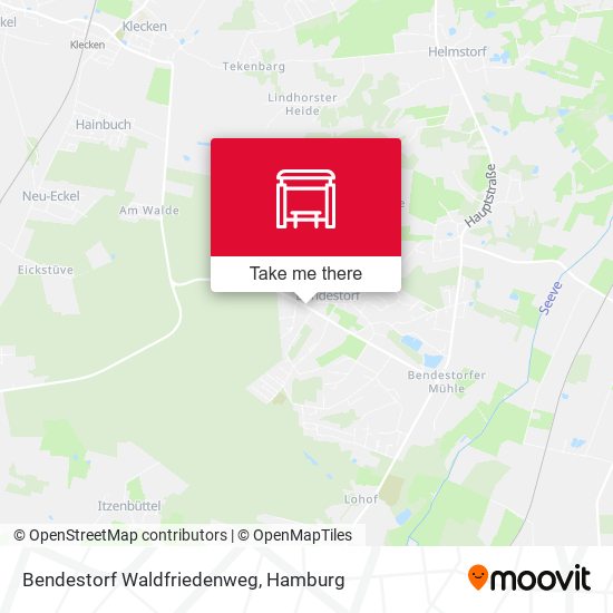 Bendestorf Waldfriedenweg map