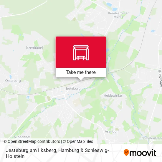 Карта Jesteburg am Ilksberg