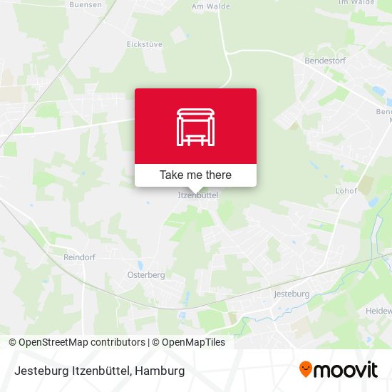 Jesteburg Itzenbüttel map