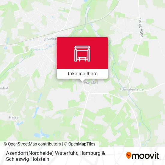Карта Asendorf(Nordheide) Waterfuhr