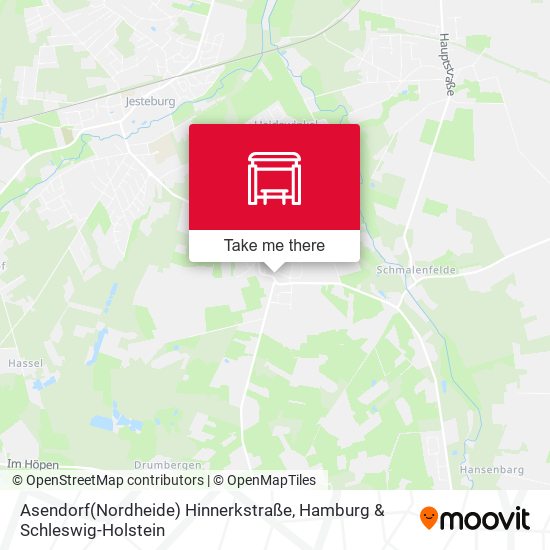 Asendorf(Nordheide) Hinnerkstraße map