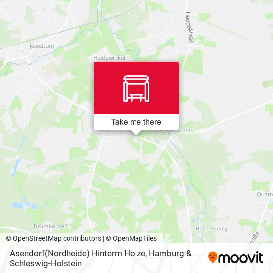 Карта Asendorf(Nordheide) Hinterm Holze