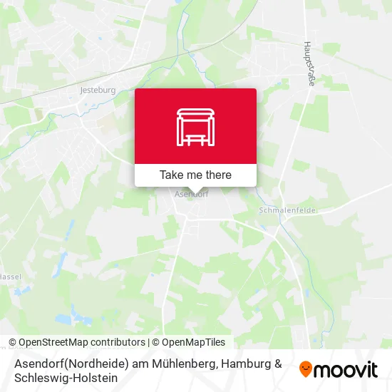 Карта Asendorf(Nordheide) am Mühlenberg