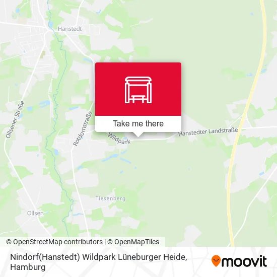 Карта Nindorf(Hanstedt) Wildpark Lüneburger Heide
