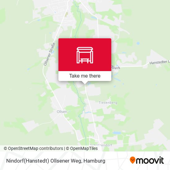 Nindorf(Hanstedt) Ollsener Weg map