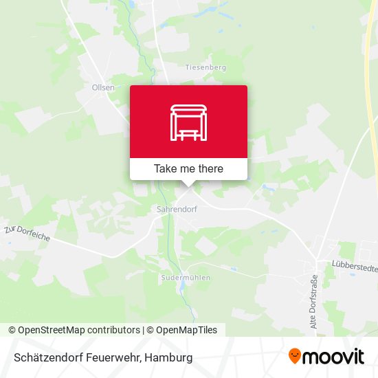 Schätzendorf Feuerwehr map