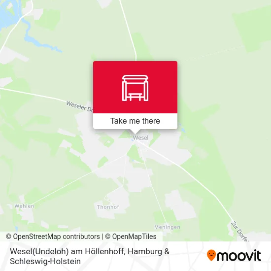 Wesel(Undeloh) am Höllenhoff map