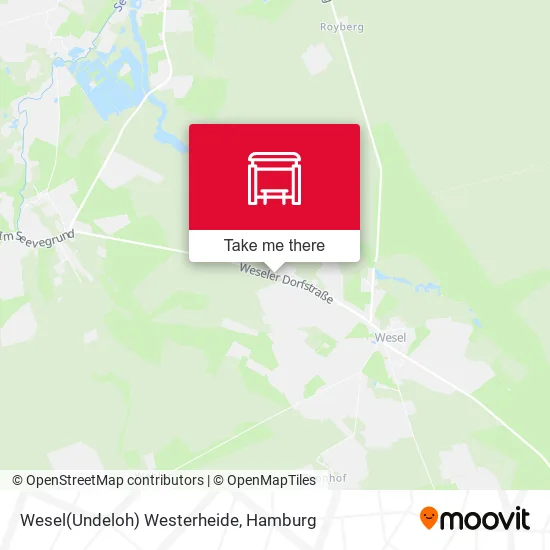 Карта Wesel(Undeloh) Westerheide